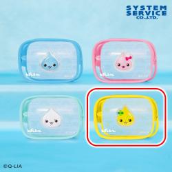 【ハニーちゃん】しずくちゃん　ぷくぷくフェイスクリアポーチ