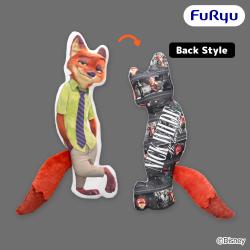ズートピア　WE LOVE YOU! -Nick Wilde- しっぽ付きダイカットクッション