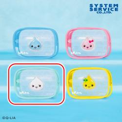 【みるみるちゃん】しずくちゃん　ぷくぷくフェイスクリアポーチ