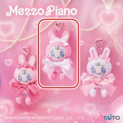【pink】ナルミヤキャラクターズ mezzo piano　ぬいぐるみマスコット 〜Ribbon〜