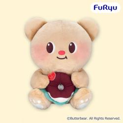 【スイートチョコ】バターベア　ドーナツもぐもぐBIGぬいぐるみ