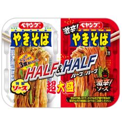 【ソース&激辛】ペヤング 超大盛焼きそば  ハーフ&ハーフ【2026/12/20】