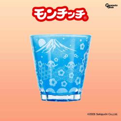 【みずいろ】モンチッチ　キリコグラス