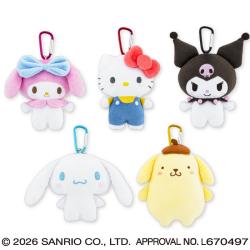 サンリオキャラクターズ　ふんわりほっぺがま口ポーチ