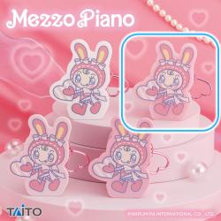 【clear pink】ナルミヤキャラクターズ　mezzo piano ぷち シリコンポーチ 〜Ribbon〜