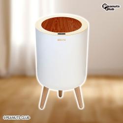 【ブラウン】WOOD STYLE 自動開閉センサー式ダストボックス2