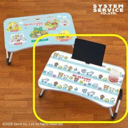 【ドット】リラックマ　ゲーミングリラックマ ビッグ木製ラップトップテーブル