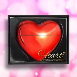 【レッド】完全ワイヤレスイヤホン HEART2