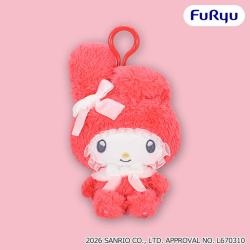 【マイメロディ(赤)】マイメロディ・クロミ　くりっぴぃ ぬいぐるみ〜うるきゅんふわふわ〜