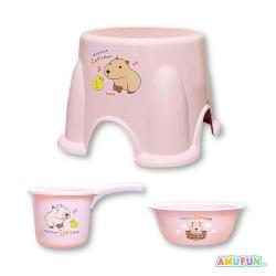 【ピンク】のほほんカピちゃんおふろセット