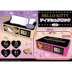 【ピンク】ハローキティ　ティッシュクロック
