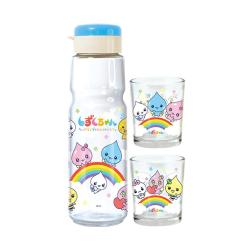 【レインボー】しずくちゃん　お茶ポット&2Pグラス