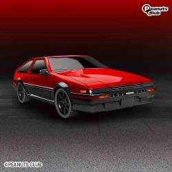【レッド】RC TOYOTA スプリンタートレノ