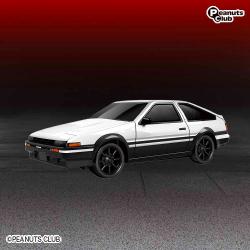 【ホワイト】RC TOYOTA スプリンタートレノ