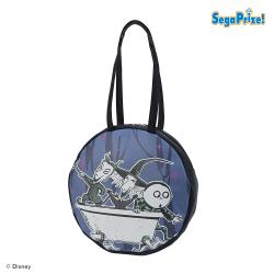 【ブルー】Tim Burton’s The Nightmare Before Christmas　プラチナムザッカ満月トートバッグ