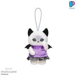【ホワイト(悪魔)】mofusand　天使＆悪魔にゃんマスコット