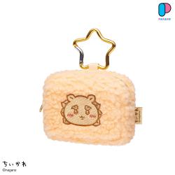 【シーサー】ちいかわ　カラビナつきもこもこポーチ