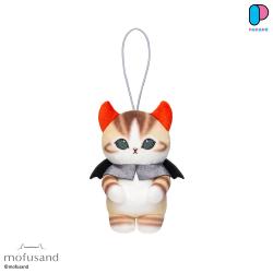 【茶トラ(悪魔)】mofusand　天使＆悪魔にゃんマスコット