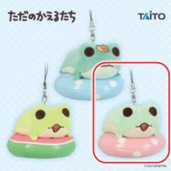 【ぽ】ただのかえるたち　うきわぬいぐるみマスコット