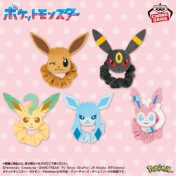 ポケットモンスター　フェイスぬいぐるみバンド イーブイフレンズ〜イーブイ・ブラッキー・リーフィア・グレイシア・ニンフィア〜