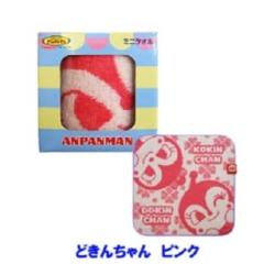 【ドキンちゃん(ピンク)】アンパンマン　ミニタオルBOX入