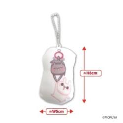 うさぎのしろとねこのくろ ぺたんこマスコットボールチェーン【MOLLY.ONLINE限定】