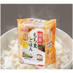 【★★★】国産もち麦ごはん 150g×3食パック