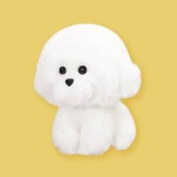 【おすわり】さみしがりやのビションフリーゼ