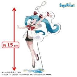 【シャイニー】初音ミクシリーズ　スタンド付ビッグクリアキーチェーン シャイニー＆DE:MONSTAR