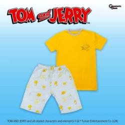 【YELLOW】トムとジェリー　おやすみパジャマ