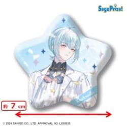 【クラークステラ】フラガリアメモリーズ　星型缶バッジ　BLUE BOUQUET