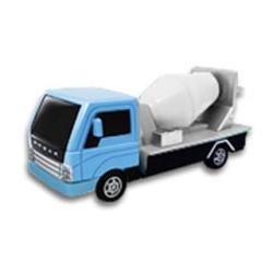 【ミキサー車】働く車　プルバックカーアソート SP7