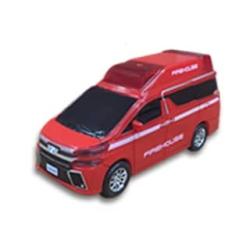 【Toyota VELLFIRE(消防車)】働く車　プルバックカーアソート SP7