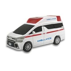 【Toyota VELLFIRE(救急車)】働く車　プルバックカーアソート SP7