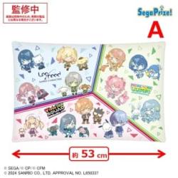 【A】プロジェクトセカイ カラフルステージ！ feat. 初音ミク×サンリオキャラクターズ　ミニキャラプレミアムアートクッション