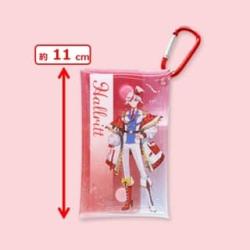 【ハルリット】フラガリアメモリーズ　カラビナ付きクリアケース ～レッドブーケ～