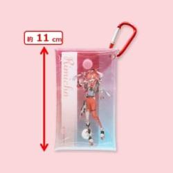 【リミチャ】フラガリアメモリーズ　カラビナ付きクリアケース ～レッドブーケ～