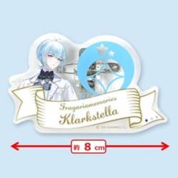 【クラークステラ】フラガリアメモリーズ　アクリルネームバッジ～ブルーブーケ～