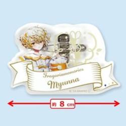 【ミュンナ】フラガリアメモリーズ　アクリルネームバッジ～ブルーブーケ～