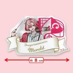 【メロルド】フラガリアメモリーズ　アクリルネームバッジ～レッドブーケ～