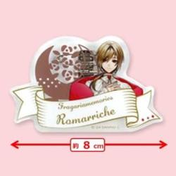 【ロマリシュ】フラガリアメモリーズ　アクリルネームバッジ～レッドブーケ～