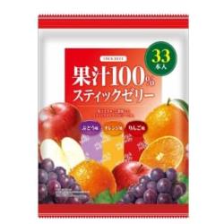 【★★★】果汁100％スティックゼリー