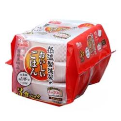 低温製法米のおいしいごはん 国産米100％ 150g×3P