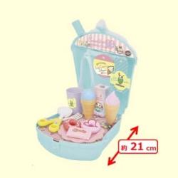 【ブルー】すみっコぐらし　しっぽずダイナー アイス型ケースおままごとセット