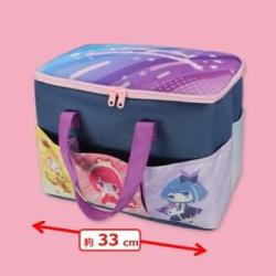 【グレー】【推しの子】×サンリオキャラクターズ　大きなポッケ付きバスケット