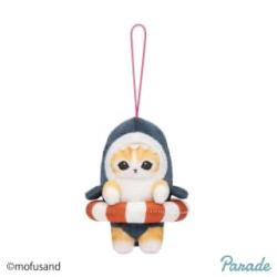 【サメにゃん】mofusand　サメにゃん＆シャチにゃんマスコット～浮き輪でエンジョイ～