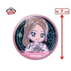 【SAKURA ～ANTIFRAGILE～】LE SSERAFIM　のすたるぽっぷ ホログラム缶バッジ
