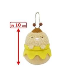 【とんかつ】すみっコぐらし　ボールチェーン付きハニーポットぬいぐるみ