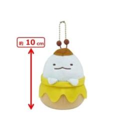【とかげ】すみっコぐらし　ボールチェーン付きハニーポットぬいぐるみ