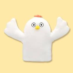 【ニワトリ】はじめまして松尾です　ぬいぐるみパペット